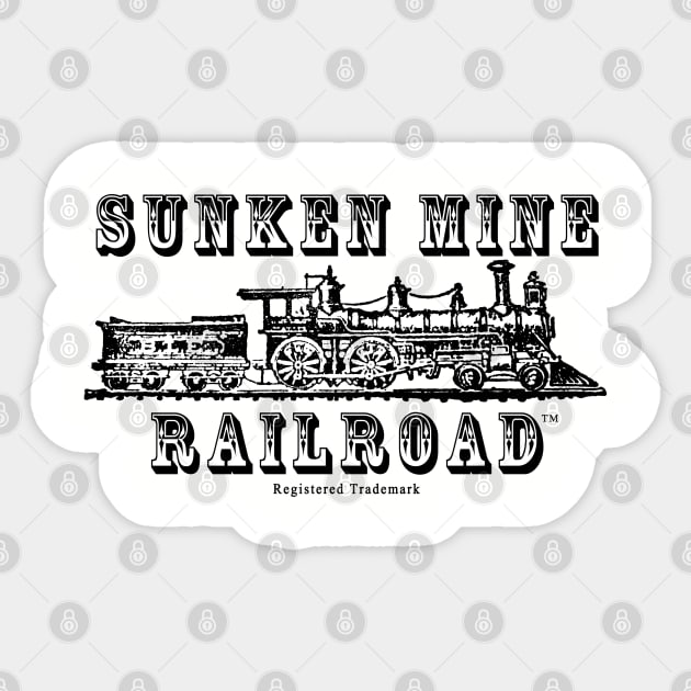 Sunken Mine Railroad Sticker by SunkenMineRailroad